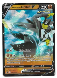 Rapid Strike Urshifu V SWSH107 SWSH: Sword & Shield Promo Cards Holo Pokemon NM - Picture 1 of 2