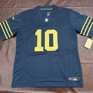 Jordan Love Jersey Throwback Blue Green Bay Packers Mens Large #10 - Picture 1 of 6