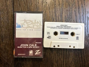 John Cale - Music For A New Society Cassette 1982 ZE Records PBC-6019 VG+++ - Picture 1 of 1