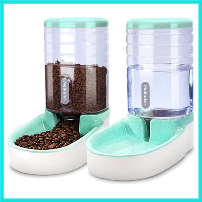 Juego automático de comedero y dispensador de agua para perros gatos, tarifa de comida de agua y gravedad... Foto 1 de 4
