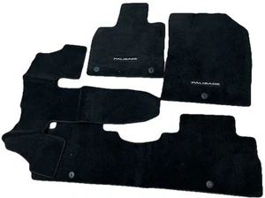 OEM 2020-25 Hyundai Palisade Black Carpet Floor Mats Set - Picture 1 of 5