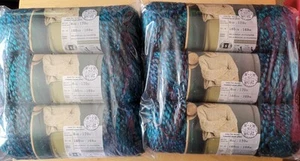 Lion Brand Homespun Yarn, Lot of 6, Lagoon, 185 yds ea, #5 weight, NEW - Picture 1 of 4