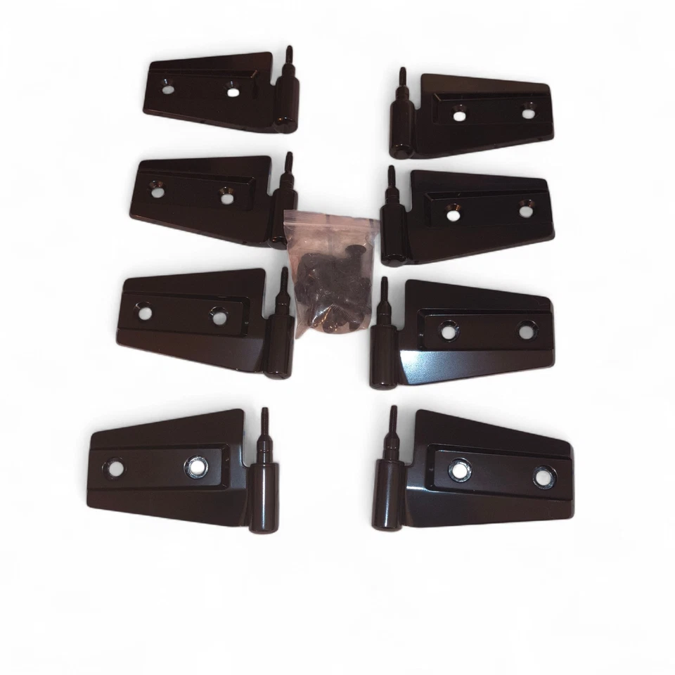 Juego completo de bisagras de puerta para conductor o pasajero Jeep Wrangler JK 2007-18 Foto 1 de 1