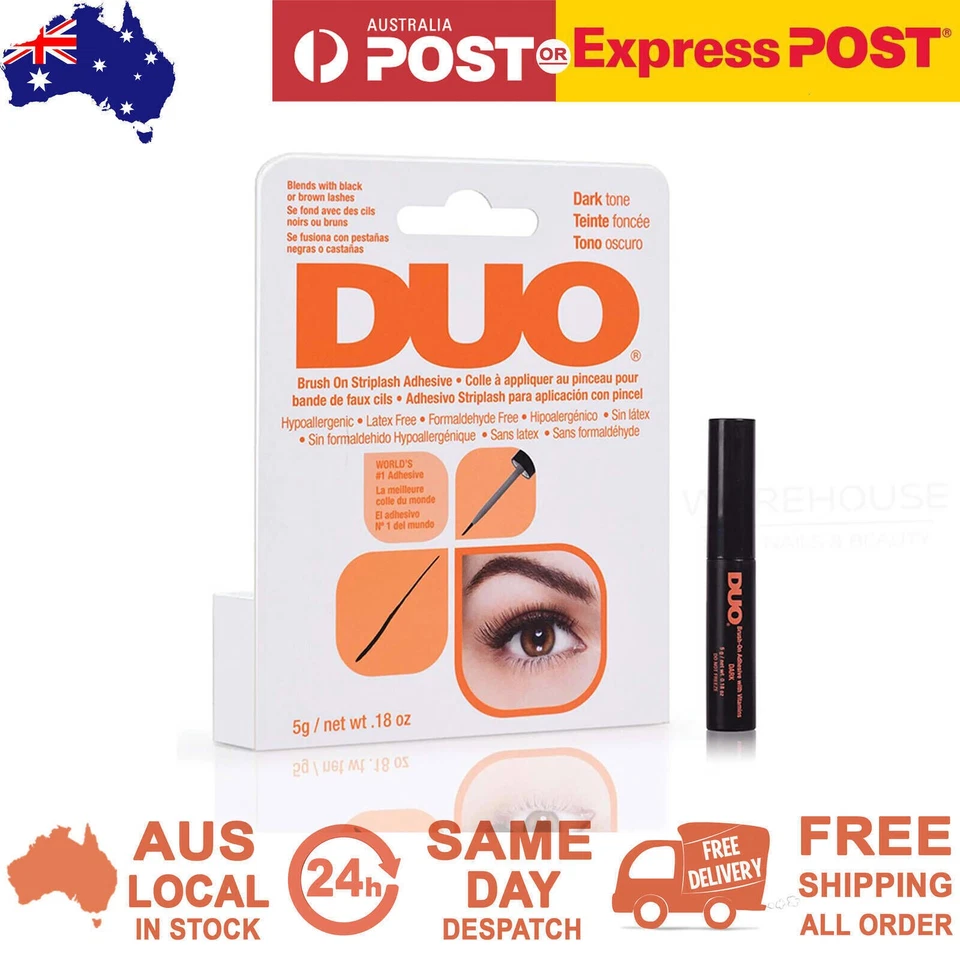 Ardell DUO Brush On Striplash Adhesive 5g Glue Dark Tone Eyelash Extension - image 1 of 1