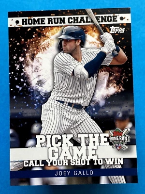 2022 Topps Home Run Challenge Joey Gallo #HRC-21 - Image 1 of 2