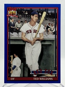 Ted Williams 2016 Topps Archives Blue SSP 033/199 - Picture 1 of 2
