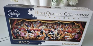 Clementoni Disney Panorama Orchestra 1000 Piece Jigsaw Puzzle Mickey Mouse - Picture 1 of 5