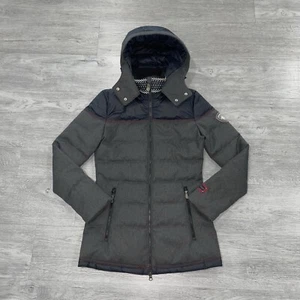 ALP N ROCK Chamonix Down Bomber Ski Jacket Women’s XS/1 Hoodie Full Zip Outdoors - Picture 1 of 21