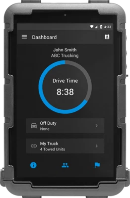Capa de transporte GPS preta Samsung Tab A 8.4 GPS Lockbox - Imagem 1 de 4