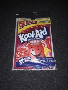 Vintage Collectible Unopened Kool-Aid Black Cherry 5 Pack Package - Picture 1 of 2