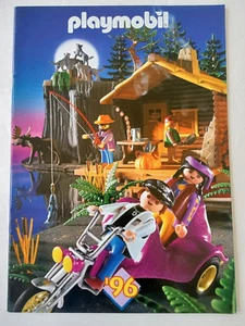 1996 PLAYMOBIL Catalog Action Figures Playsets & Attached 21 pg. Brochure FRENCH - Picture 1 of 24