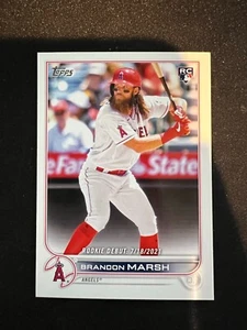 2022 Topps Update Rookie Debut #US35 Brandon Marsh - PHILADELPHIA PHILLIES - Picture 1 of 6