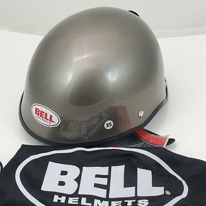 Bell Motorcycle Half Helmet Drifter Titanium silver grey XS Extra Small - Picture 1 of 11