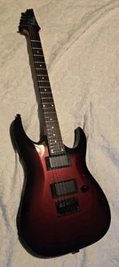 3/4 Junior Ibanez Gio red sunburst guitar - Picture 1 of 10
