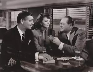 Foto de prensa 1947 actores Ava Gardner, Clark Gable, Keenan Wynn en "The Hucksters" - Imagen 1 de 2