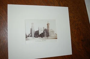 1893 SILVER GELATIN PHOTOGRAPH THE SMITHSONIAN INSTITUTE, WASHINGTON, DC - Picture 1 of 3