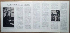 Rosa Parks Wouldn't Budge 1972 Book Article by Janet Stevenson - Imagen 1 de 2