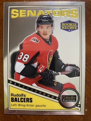 19-20 UD O-Pee-Chee Platinum Retro Rookie R-86 Rudolfs Balcers - Image 1 of 2