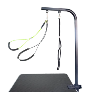Pflegearm mit Klemme (35" verstellbarer Arm) und Hundepflegeschleife - Bild 1 von 21