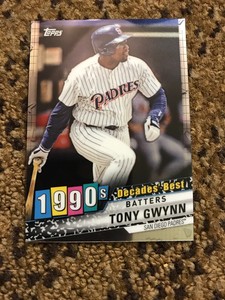 2020 Topps Series 1 Baseball Tony Gwynn Decades Best Chrome Insert #56 Padres