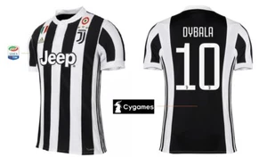Trikot Adidas Juventus 2017-2018 Home Serie A Cygames - Dybala 10 I Juve - Bild 1 von 4