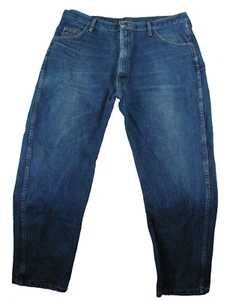 Pantalones de mezclilla Rustler para hombre 40X29 azul holgados pierna recta - Imagen 1 de 17