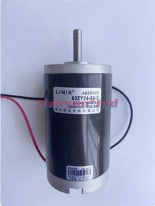 1 Stück NEU für Linix 63ZY24-85-E Permanentmagnet Gleichstrommotor DC24V 85W 6A 3400r/min - Bild 1 von 3