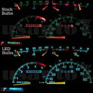 Dash Instrument Cluster Gauge AQUA BLUE SMD LED LIGHT KIT Fit 88-94 Chevy Blazer