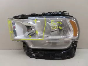 2019-2022 DODGE RAM 2500 3500 FRONT LEFT DRIVER HEADLIGHT HALOGEN OEM PARTS ONLY - Picture 1 of 14