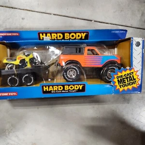 Tootsietoy Cheverolet 4 Wheeler Trailer Hard Body Die Cast Orange 1:24 new B7 - Picture 1 of 2