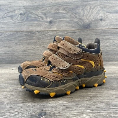 Stride Rite Aculeus Mid Youth 鞋码 13 M 棕色 — 第 1/4 张图片