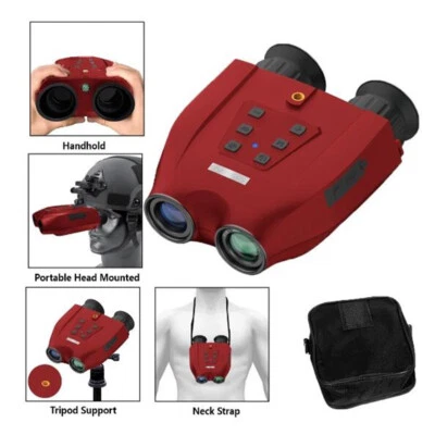 Night Vision Portable Binoculars HD Zoom Optics Telescope Hunting Outdoor Hiking - Image 1 of 4