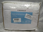 YIRDDEO White Queen 3pcs Comforter Set Ball Pom Fringe Design (Box 19)