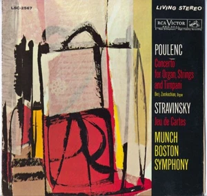 Munch/Zamkochian/Firth/BSO LP 'Poulenc/Stravinsky' RCA Victor LSC-2567 - Bild 1 von 3