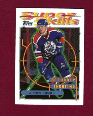 1995-96  Topps Super Skills 67 Jason Arnott Edmonton Oilers - Image 1 of 4