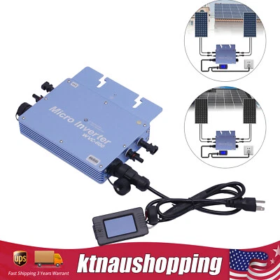 Microinversor Solar 600W Grid Tie MPPT Onda Sinusoidal Pura DC a AC Impermeable Nuevo Foto 1 de 4