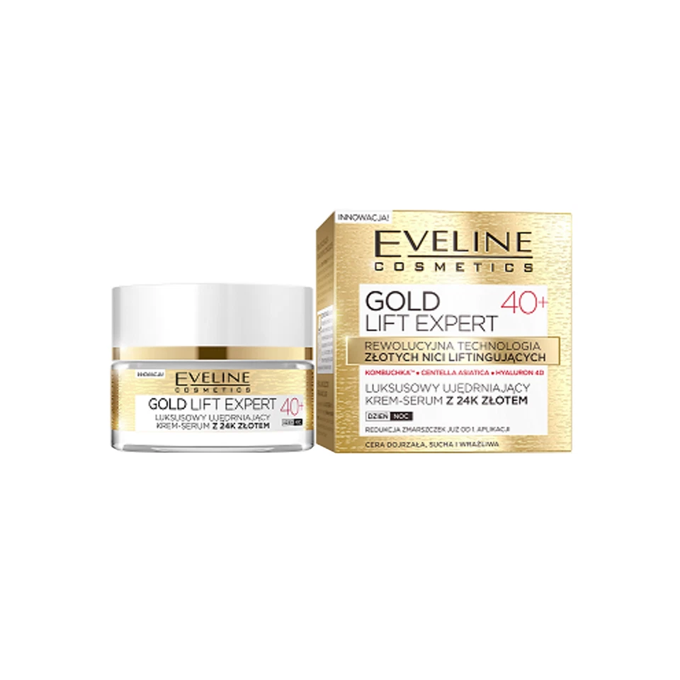 EVELINE 50ml GOLD Antifalten LIFT EXPERT 40+ Tag / Nacht   - Bild 1 von 1