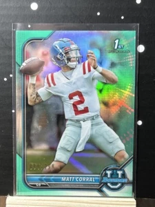2021-22 Bowman University - Chrom Prospects Aqua Refraktor #5 matt Corral/299 - Bild 1 von 2