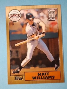 2001 Topps Traded Chrome 50 anni Topps Matt Williams San Francisco Giants #27 ⚾ - Foto 1 di 2