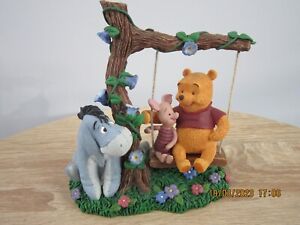 The Disney Store Simply Pooh Winnie the Pooh & Piglet Swing Ornament/Figurine