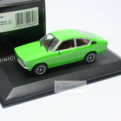 MINICHAMPS OPEL KADETT C COUPE GREEN 1973-1977 430045620 - Immagine 1 di 4