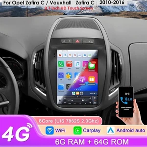 8K Autoradio 9.7" für Opel Zafira C Vauxhall 2010-2016 Android 13 GPS Navi 6+64G - Bild 1 von 23