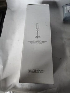 silver sentiments Silverplated 9.5" candlestick with beeswax New - Picture 1 of 4