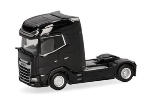 Herpa 315791-003 DAF XG+ Zugmaschine 2achs, schwarz 1:87 NEU Modellauto - Picture 1 of 5