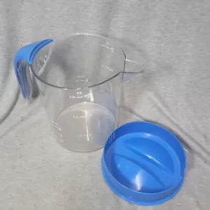 Mr Coffee Iced Tea 3 Qt Pitcher Blue Lid Replacement Parts TM30P TM30PL TM39P - Picture 1 of 5