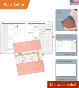 Monthly Planner 2025-2026 Large- 8.5" x 10.5" Soft Cover, 18- Calendar Book J... - Picture 1 of 7