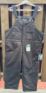 Walls Blizzard Pruf Ultra Insulated Bibs Mens 2XL Short Black Canvas Workwear - Picture 1 of 18