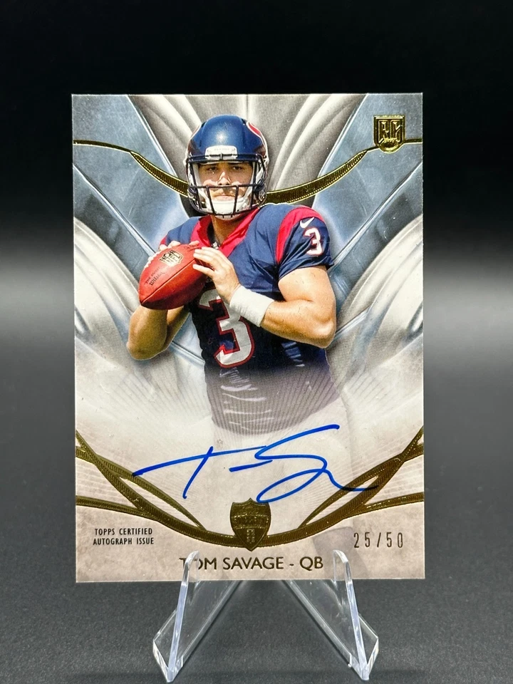 2014 Topps Supreme - Autographed Rookies Tom Savage #SRA-TS /50 (AU, RC) - Image 1 of 2