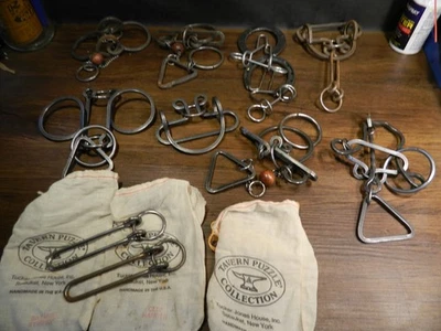 Vintage Lot Of 8 Blacksmith Tavern Puzzles  Tucker-Jones USA - Image 1 of 4