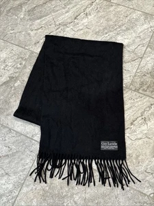 Guy Laroche 100% Pure Black Cashmere Scraf One Size - Picture 1 of 3